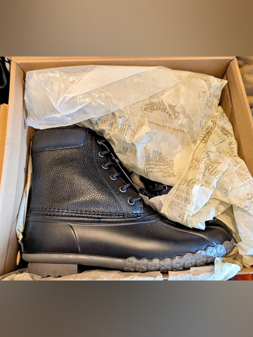 Original Weatherproof Adam II Men's Black Boots US 9 M NWT